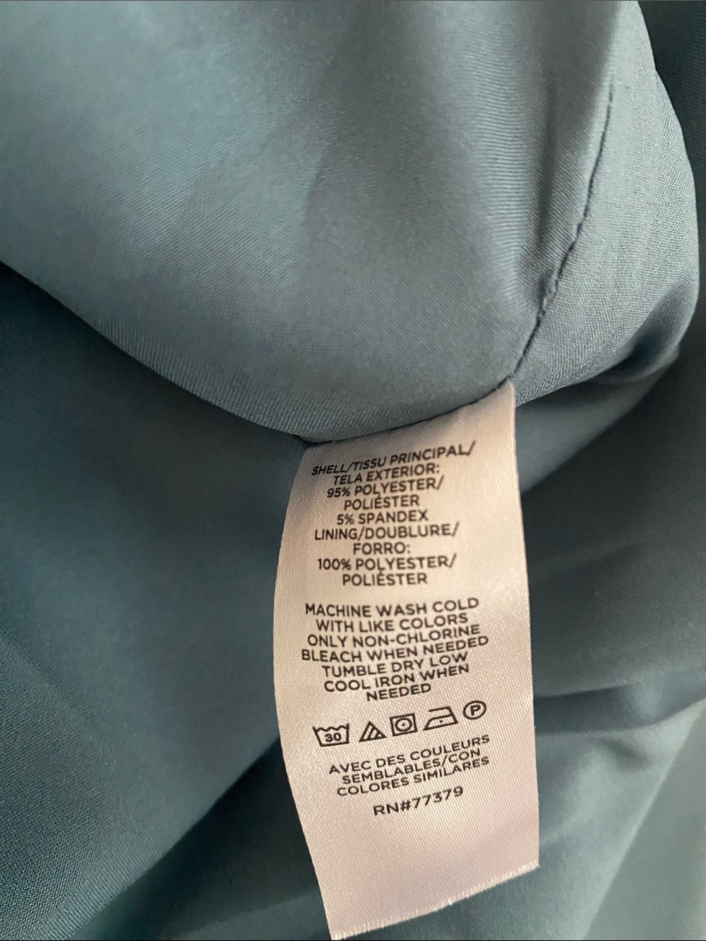 Ann Taylor Dusty Blue Pencil Skirt - Picture 3 of 3
